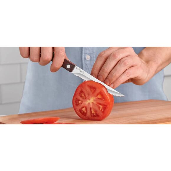 CUTCO 1721 Trimmer Knife Factory Fresh! Classic/Brown/Orange Swirl Choose Qty - Picture 6 of 8